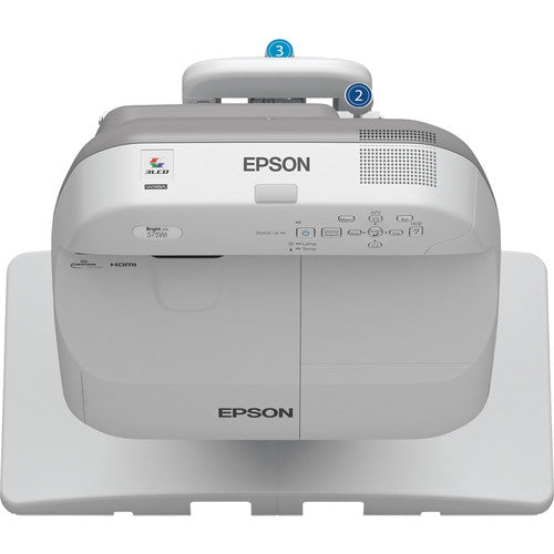 Epson BrightLink 575Wi 2700-Lumen WXGA Ultra-Short Throw 3LCD Projector - NJ Accessory/Buy Direct & Save
