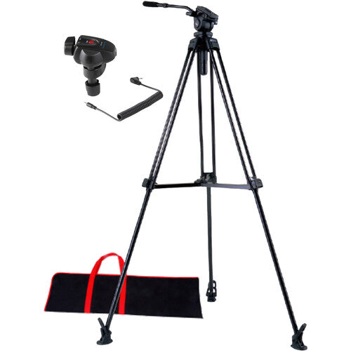 Acebil j-805MX(N) Prosumer Tripod System with Mid-Level Spreader & SZ-300 Zoom Controller - Buy Direct & Save