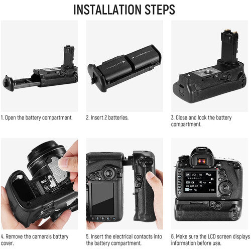 Neewer BG-E20 Battery Grip for Canon 5D Mark IV 66602661 - Buy Direct & Save