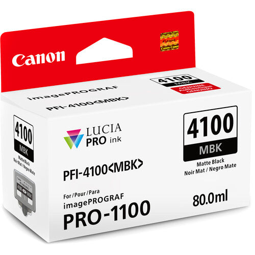 Canon PFI-4100 LUCIA PRO II 80mL Ink Tank Set – Premium Pigment Ink for PRO-1100