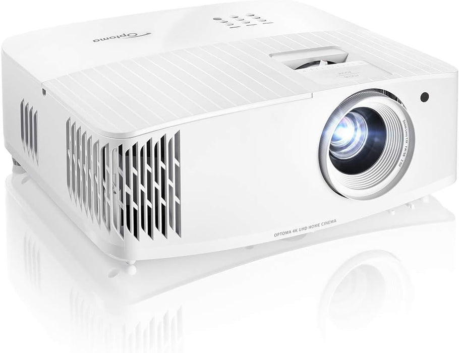 Optoma True 4K UHD Home Theater/Gaming Projector - White (UHD35) Open Box (8/10) - NJ Accessory/Buy Direct & Save