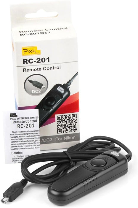 PIXEL RC-201/DC2 Wired Shutter Release Control for Nikon DSLR Camera - Buy Direct & Save