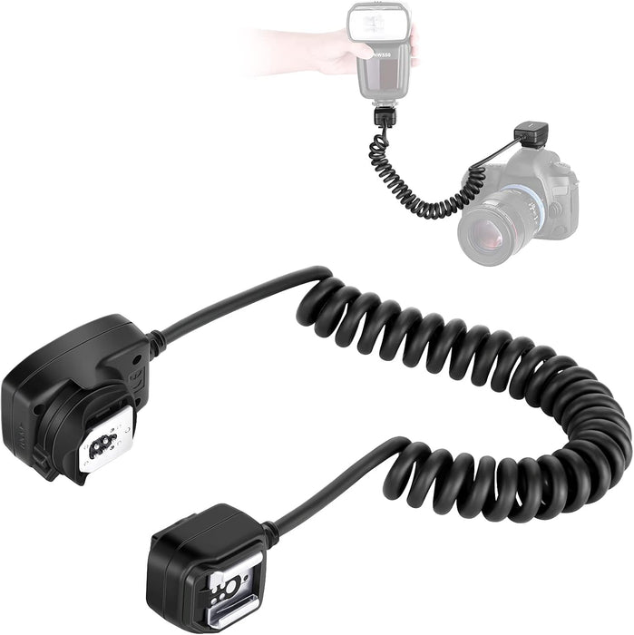 Neewer 4.2'/1.3m TTL Off Camera Flash Speedlite Cord compatible with Canon DSLR 800D/750D/700D/650D/600D/7D2/7D/6D2/6D/5D4/5D3/5D2/5DS/1D4/1D3/100D/80D/70D/60D Cameras - Buy Direct & Save