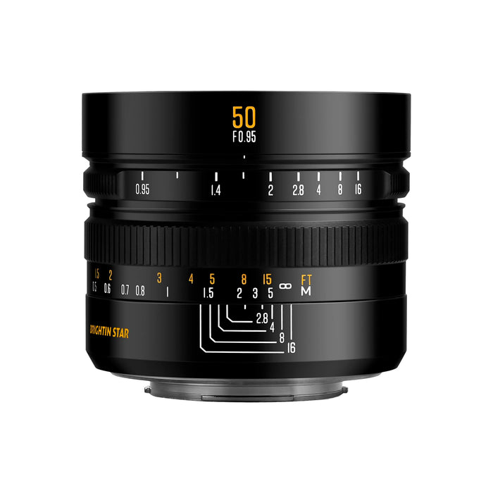 50mm F0.95 f/0.95 APS-C Mirrorless Camera Lens for Canon RF-S Mount RF R5 R6 R7 R10 R50 R100, Manual Focus Lens for Portrait Night Photography