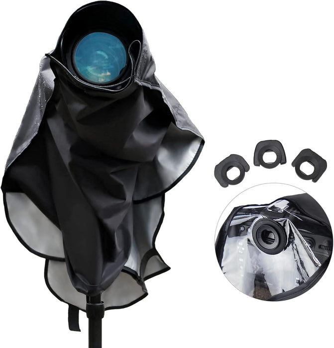 Camera Remote Control Tripod + Large Rain Cover:Camera Tripod Replaces VCT-VPR1 with Large Camera Raincoat for Sony Camera
