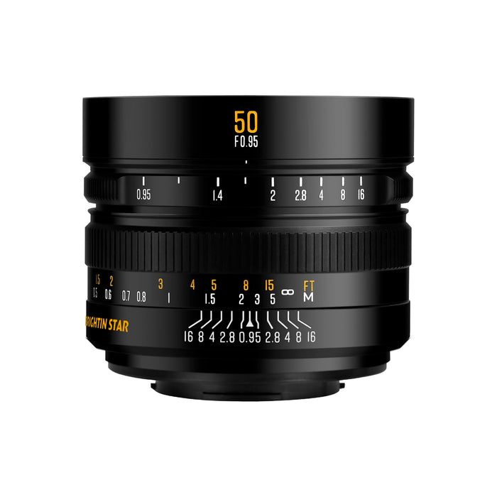 50mm F0.95 f/0.95 APS-C Mirrorless Camera Lens for Canon RF-S Mount RF R5 R6 R7 R10 R50 R100, Manual Focus Lens for Portrait Night Photography