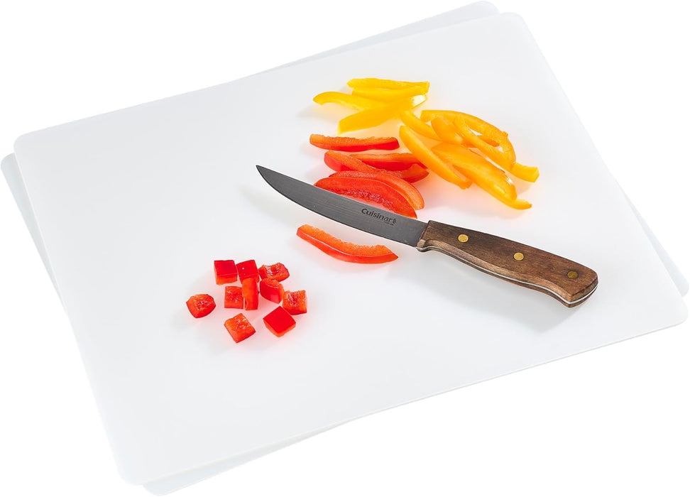 Plastic Cutting Boards For Kitchen – 24 Pack, 11"x14" – Durable, Disposable Borad Mats, Reusable – Perfect for Meal Prep & Cooking (Medium 24 Count)