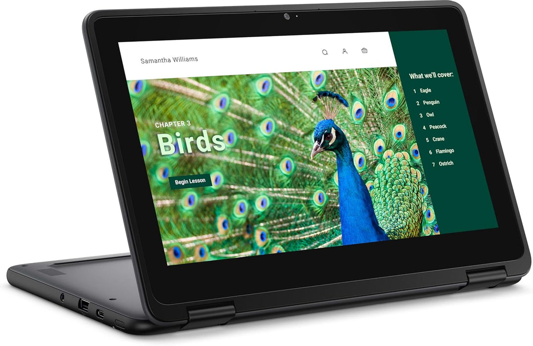 Dell Chromebook 3120 Laptop (2024) | 11.6" 1366x768 HD | N Series - N100-64GB SSD Hard Drive - 4GB RAM | 4 cores @ 3.4 GHz Chrome OS Black