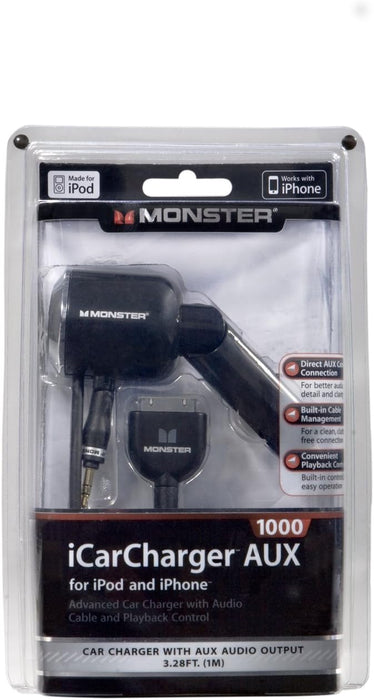 Monster iCarCharger 1000 for iPod and iPhone - Buy Direct & Save