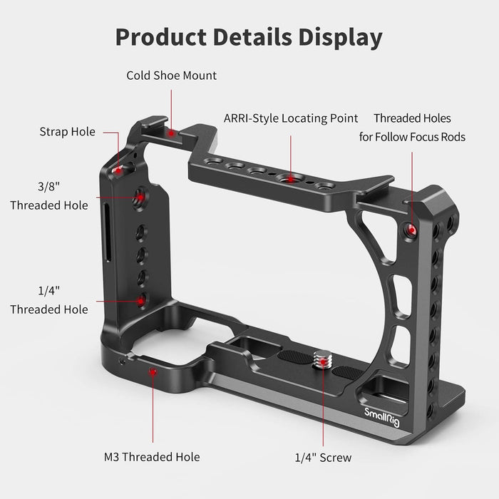 SMALLRIG Camera A6400 A6100 Cage for Sony A6100 A6400 Camera - CCS2310 - Buy Direct & Save