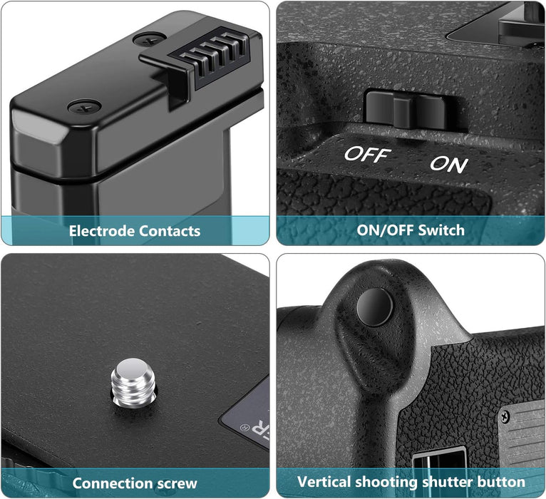 Neewer Pro Battery Grip for Nikon D5100 5200 DSLR Camera Compatible with EN-EL14 Batteries