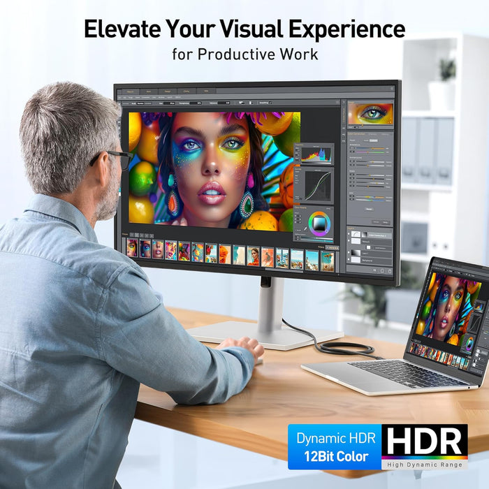 Cable Matters 4K Mini DisplayPort to DisplayPort Cable 10ft Black