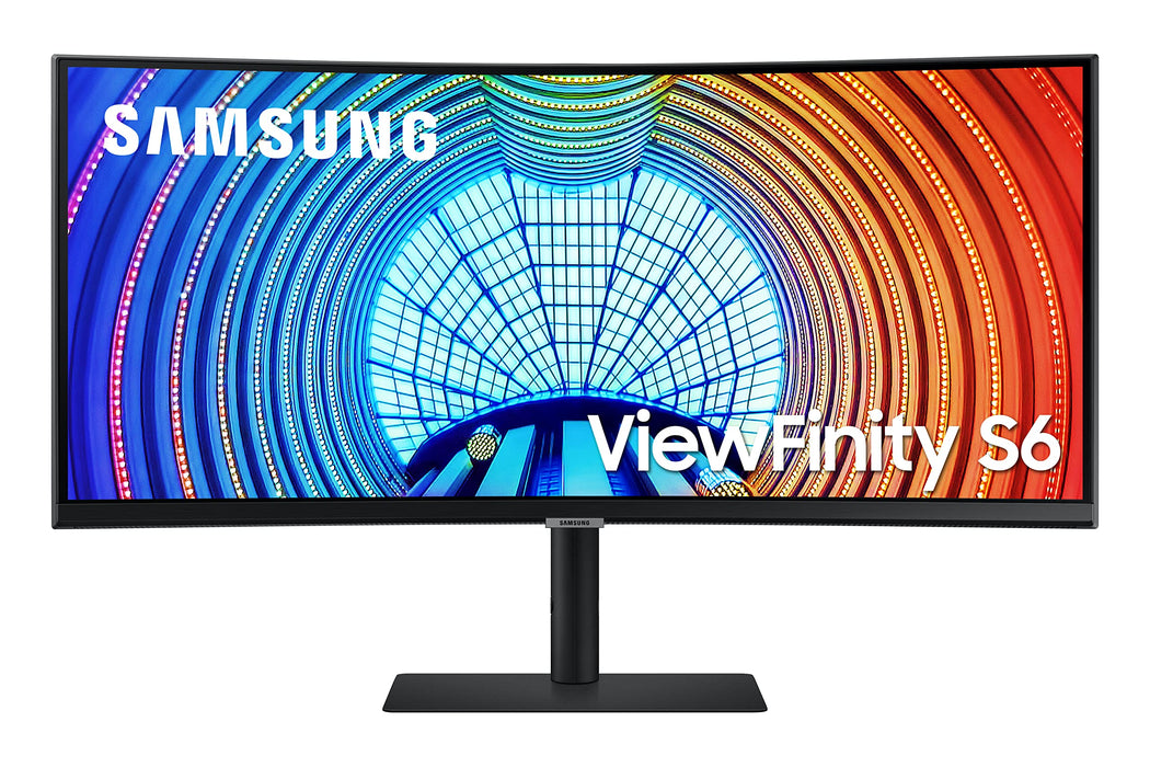Samsung 49” Business Curved Ultrawide Dual QHD Computer Monitor, USB-C, DisplayPort, HDMI, 120Hz, VESA DisplayHDR 400, Built-in Speakers, Height Adjustable Stand, Eye Care, LS49C954UANXZA, 2024