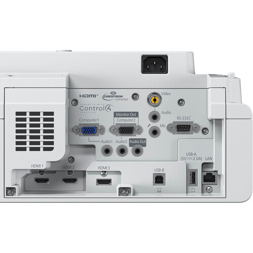 Epson PowerLite 760W 4100-Lumen WXGA Ultra-Short Throw 3LCD Laser Projector V11HA81020 - NJ Accessory/Buy Direct & Save