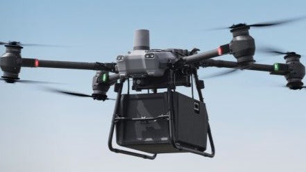 DJI FlyCart 30 Heavy-Lift Industrial Aerial Delivery Drone for Long-Range Cargo