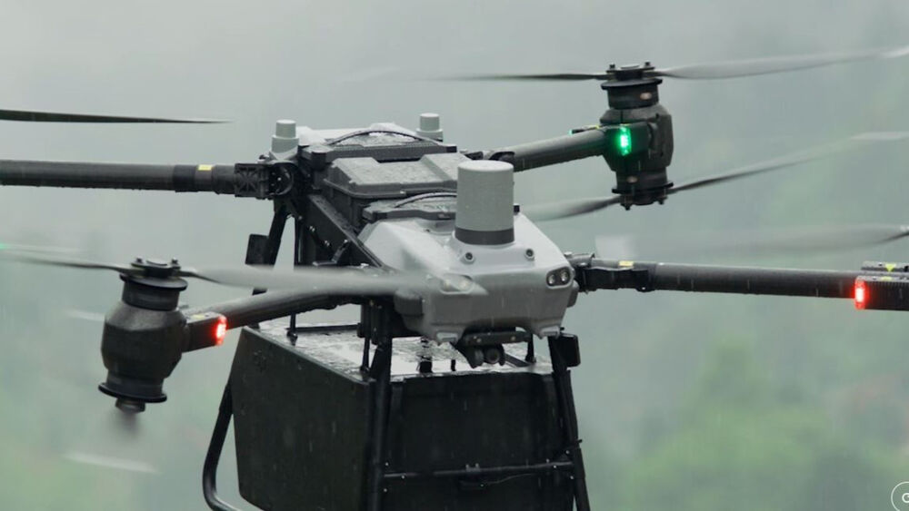 DJI FlyCart 30 Heavy-Lift Industrial Aerial Delivery Drone for Long-Range Cargo