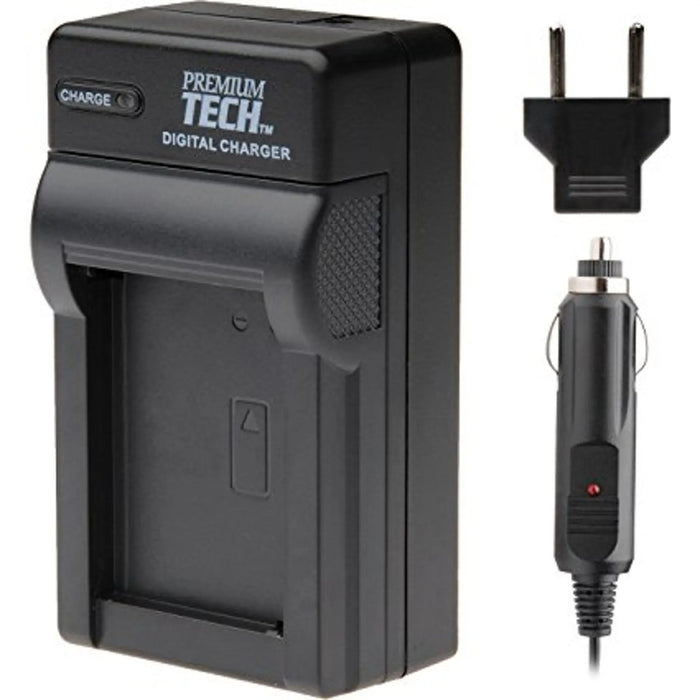 Premium-TechPT-99 Battery Charger for Leica BP-DC 15, Panasonic DMW-BLH7E