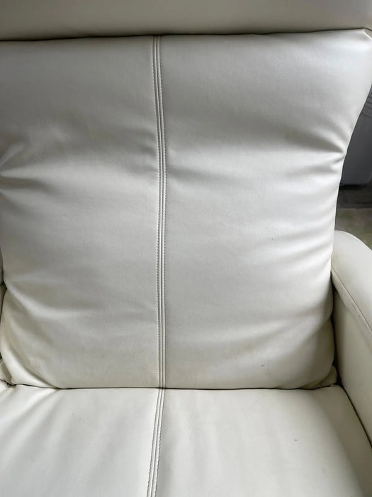 Svago ZGR Plus SV-395 Dual Power Infinite Position Zero Anti Gravity Recliner with Heat and Massage - Snowfall White Fau