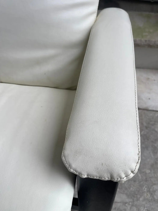 Svago ZGR Plus SV-395 Dual Power Infinite Position Zero Anti Gravity Recliner with Heat and Massage - Snowfall White Fau