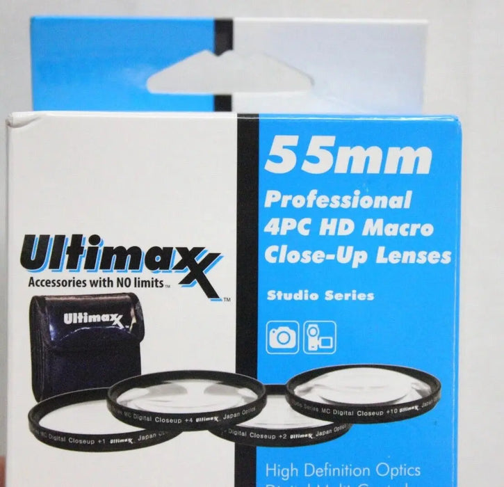 Ultimax 55mm Professional HD Macro Close-Up Lens Set