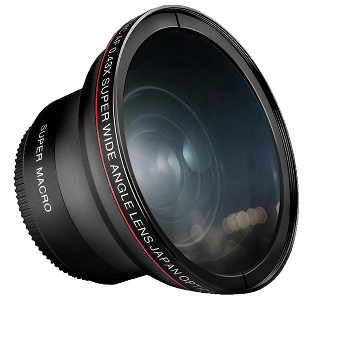Ultimaxx 0.43x 37mm Professional HD Wide Angle Lens with Detachable Macro