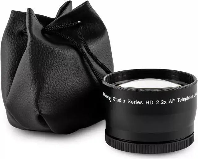 Ultimaxx 2.2x Professional Telephoto Lens 55mm with Protective Pouch