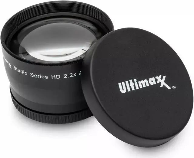 Ultimaxx 2.2x Professional Telephoto Lens 55mm with Protective Pouch