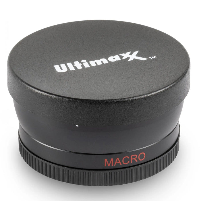 Ultimaxx 49mm 0.43x Ultra-Fast AF HD Wide Angle Macro Lens for DSLR Cameras
