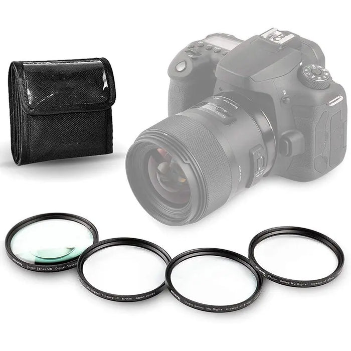 Ultimaxx 4PC Macro Close-Up Filter Kit 1-2-4-10 Diopter