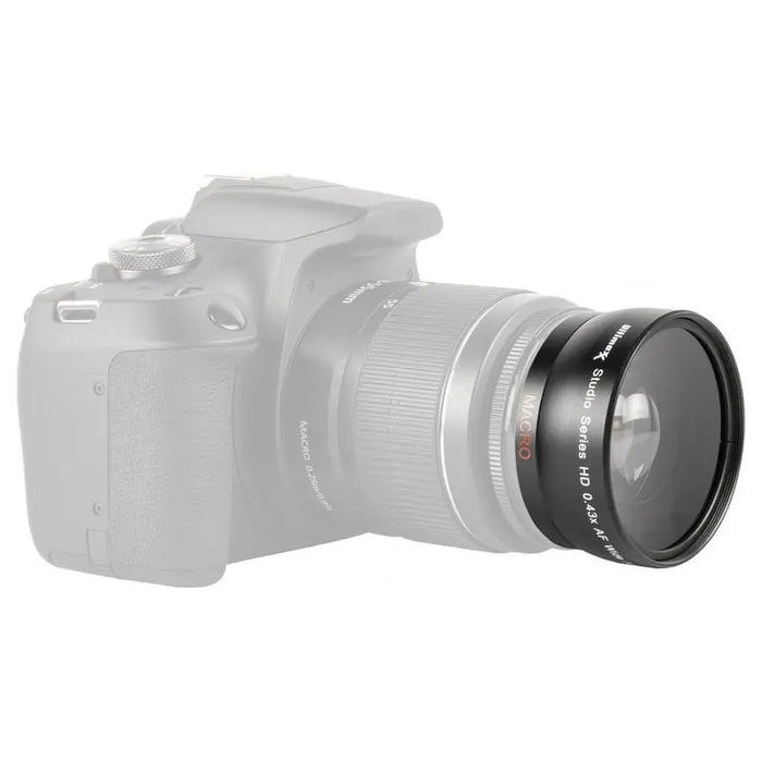 Ultimaxx 0.43x Wide Angle Macro Lens for DSLR Cameras