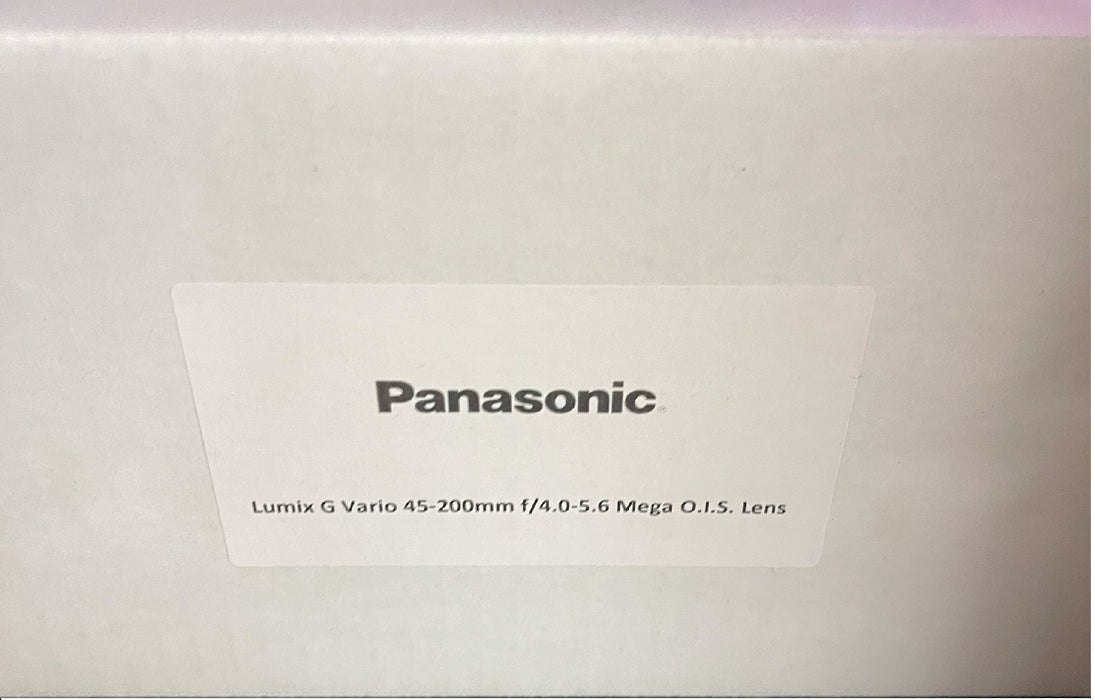 Panasonic 45-200mm f/4-5.6 G Vario MEGA O.I.S. Lens for Micro Four Thirds Mount (Open Box) Panasonic