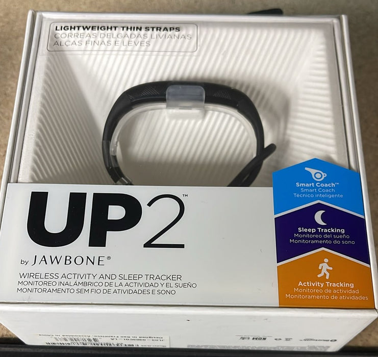 UP2 by Jawbone Sleep and Activity Fitness Tracker Bluetooth Wristband Black - Buy Direct & Save