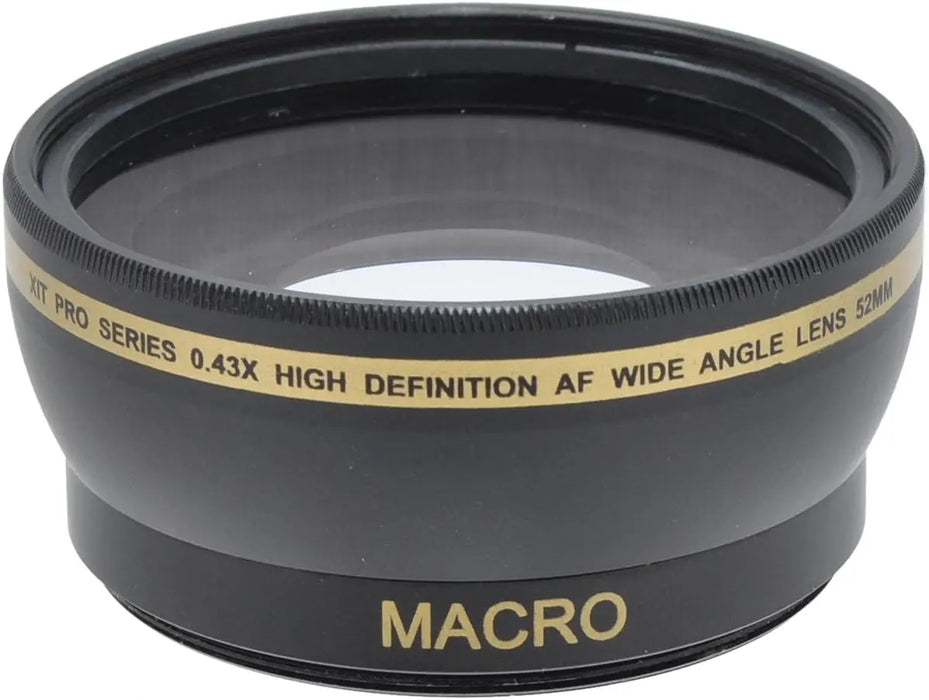 Xit Pro Series 0.43x High Definition AF Wide Angle Lens 52 MM