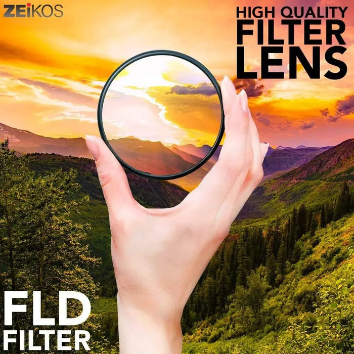 Zeikos 72mm Multi-Coated UV, CPL & FLD Filter Kit