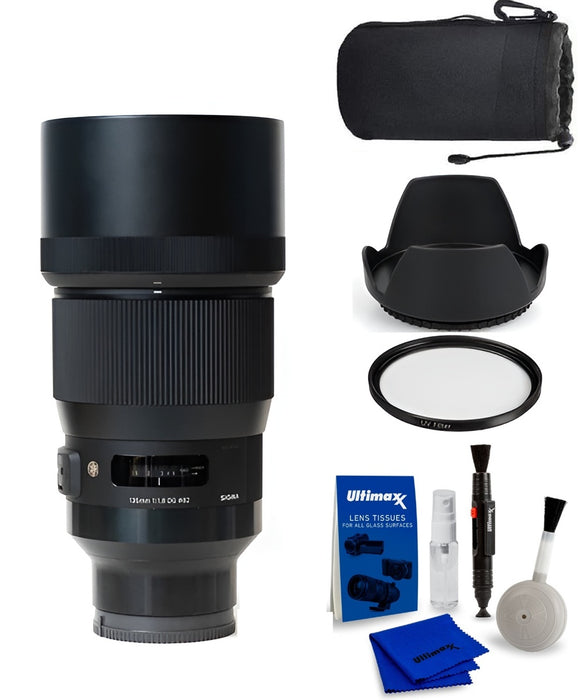 Sigma 135mm f/1.8 DG HSM Art Lens for Sony E -  Starter Bundle
