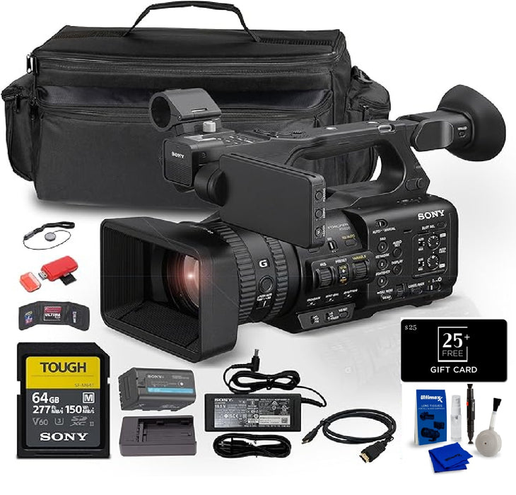 Sony PXW-Z200 4K 1" CMOS Sensor XDCAM Camcorder + 1 x BP-U35 Battery + 1 x 64GB SF-M Tough Series Memory Card + Telephoto Lens + Buy Direct & Save Gift Card - $25.00 - Buy Direct & Save