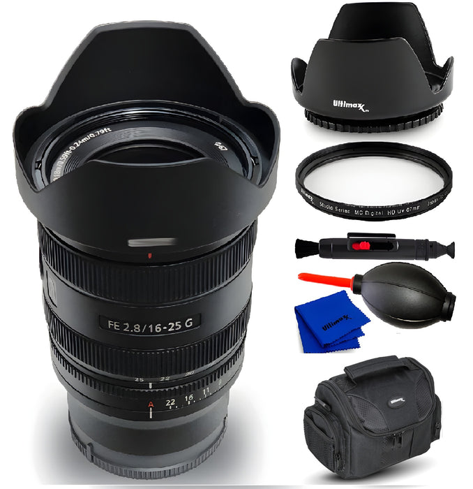 Sony FE 16-25mm f/2.8 G Lens (Sony E) SEL1625G - Accessory Bundle Kit