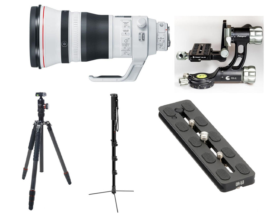 Canon EF 400mm f/2.8L IS III USM Lens + Self-Standing Monopod with Mini-Legs + Long Lens Quick Release Plate - NJ Accessory/Buy Direct & Save