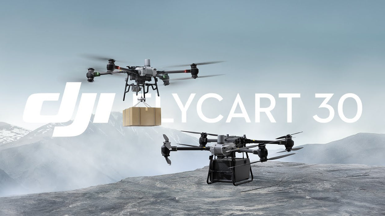 DJI FlyCart 30 Heavy-Lift Industrial Aerial Delivery Drone for Long-Range Cargo