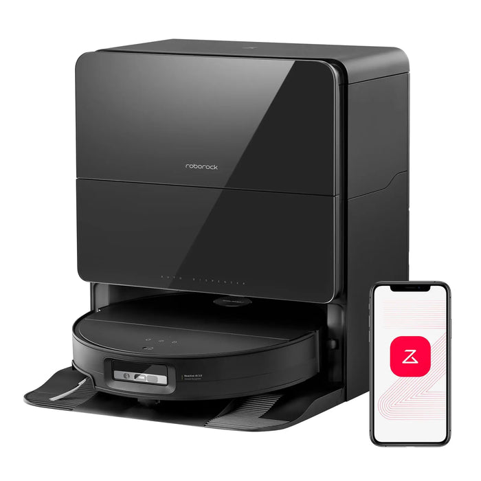 roborock Saros 10 Robot Vacuum and Mop, 22,000Pa Suction, AI Obstacle Avoidance, 3.14-inch Ultra Thin, Intelligent Dirt Detection, Zero Tangling Main Brush, Hot Water Mop & Dock Self Cleaning