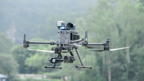 Powerful Searchlight & Broadcast System for DJI Matrice 350