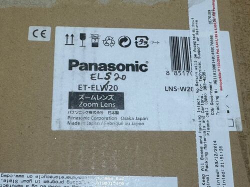Panasonic ET-ELS20 Zoom Lens
