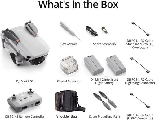 DJI Mini 2 SE Fly More Vlogger Combo Compact Drone