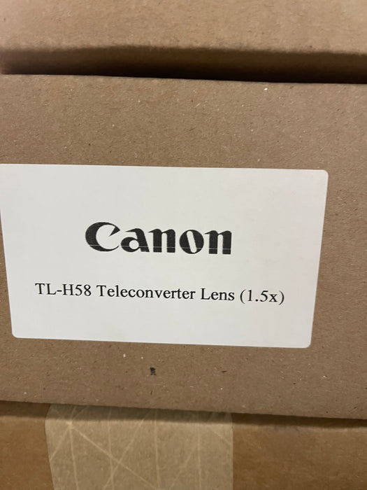 Canon TL-H58 Tele Converter Lens (1.5x) 3573B001 (Open Box) Njaccessory.com