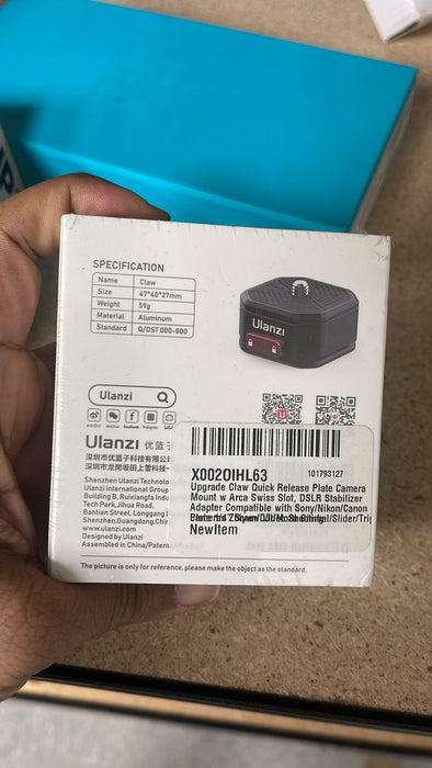 ULANZI Claw Quick Release Base Mount Upgraded Version Tripod QR Camera Mount Adapter Suitable for Tripod(Only Base Mount) - Buy Direct & Save