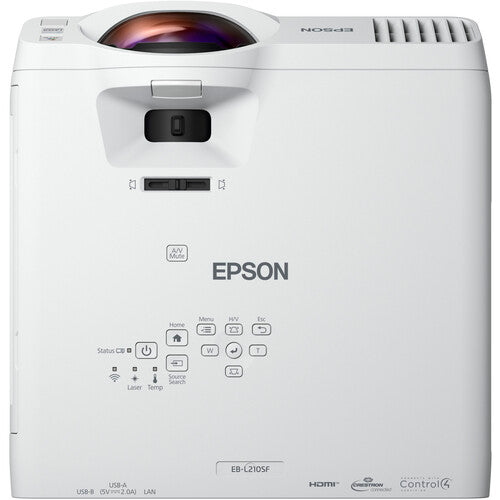 Epson PowerLite L210SF 4000-Lumen Full HD Short-Throw Laser 3LCD Projector V11HA75020 - NJ Accessory/Buy Direct & Save