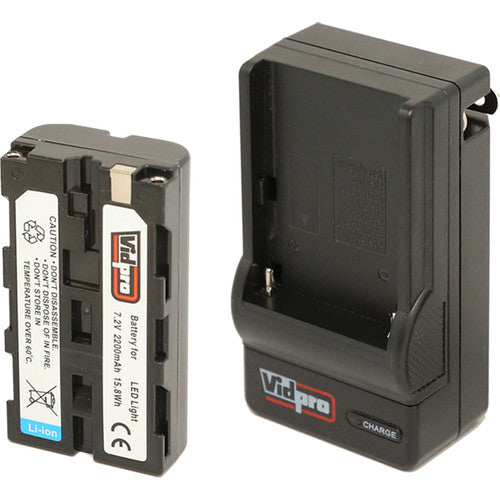 Vidpro LED-330X Variable-Color On-Camera LED Video Lighting Kit - NJ Accessory/Buy Direct & Save