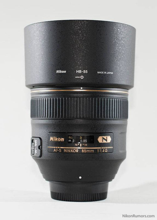 Nikon AF-S NIKKOR 85mm f/1.4G Lens W/64GB & Microfiber Coat Camera
