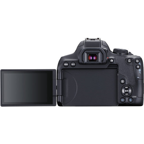 Canon EOS Rebel T8i/850D Digital SLR with EF-S 18-55mm IS STM Lens 3 Lens Complete Accessory Bundle |64GB Memory Card |Flash |Case & More
