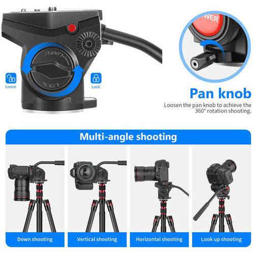 Neewer N55CL 78.7" 2-in-1 Carbon Fiber Camera Tripod/Monopod